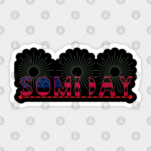 Some Day Sticker by MasBenz